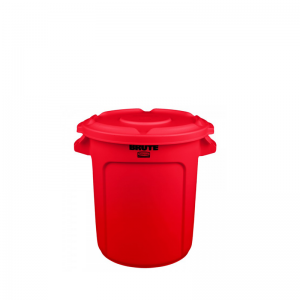 FG260900RED BRUTE 10 Gallon Container with Lid -Red