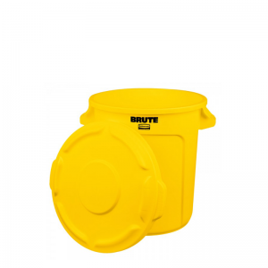 FG261000YEL BRUTE 10 Gallon Container with Lid – Yellow