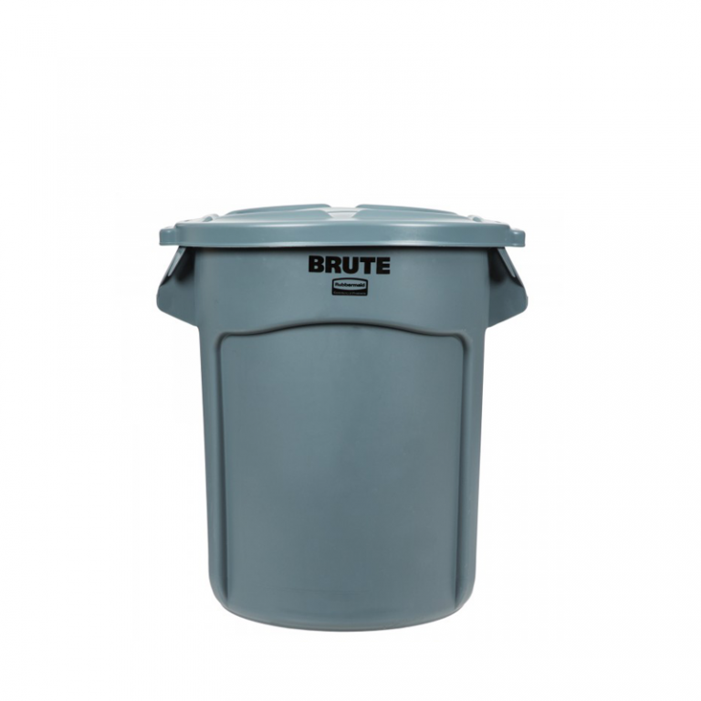 FG262000GRAY BRUTE 20 Gallon Container with Lid Gray Schemer Plus Co