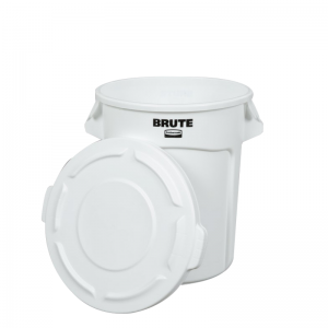 FG262000WHT BRUTE 20 Gallon Container with Lid -White