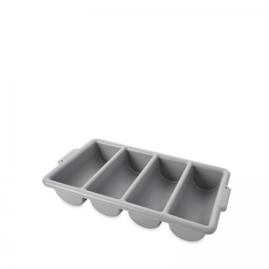 FG336200GRAY Cutlery Bin 4 Compartment