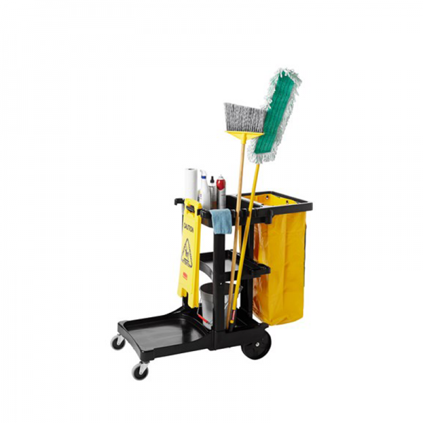 FG617388BLA JANITORIAL Cleaning Cart